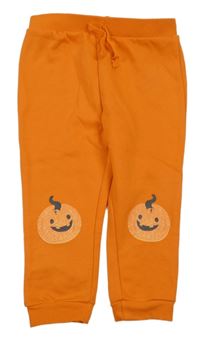 Oranžové tepláky s dýněmi Primark