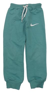 Zelené tepláky s logem Nike