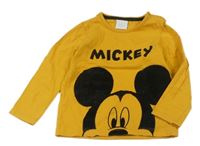 Hořčicové triko s Mickeym Disney