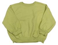 Limetková oversize mikina George