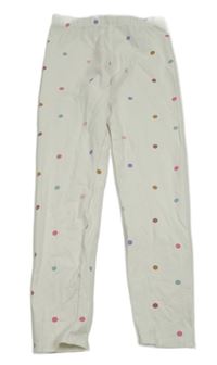 Smotanové legíny s bodkami H&M