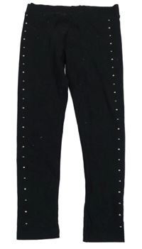 Čierne legíny s kamienkami Next