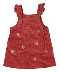 Ružové menšestrové šaty s kvietkami Nutmeg