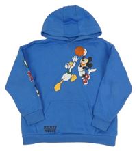 Modrá mikina s Mickeym a kapucí Disney