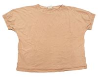 Svetloružové oversize tričko Zara