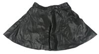 Čierna koženková sukňa H&M
