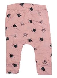Svtlerůžové tepláky s diamanty 