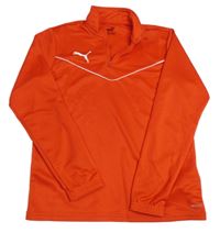Červená sportovní mikina s logem Puma