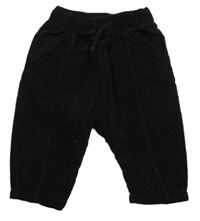 Čierne menšestrové podšité nohavice Zara