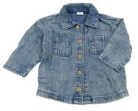 Modrá rifľová bunda F&F