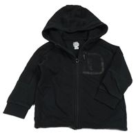 Čierna prepínaci mikina s kapucňou F&F