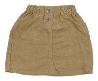 Béžová menšestrová sukňa Primark