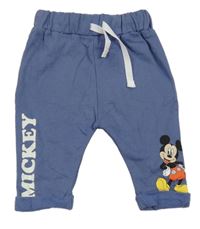Modré tepláky s Mickeym Disney