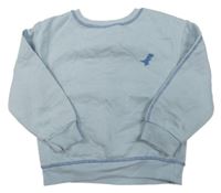 Svetlomodrá oversize mikina s dinosaurom Primark