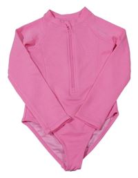 Růžové žebrované UV body Primark