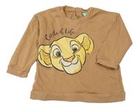 Béžová mikina so Simbou Disney