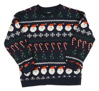 Tmavomodrá mikina so Santy F&F