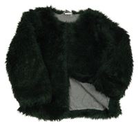 Smaragdový kožešinový podšitý kabát Next