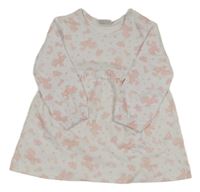 Bílé šaty s růžovými jednorožci a duhami orsolino