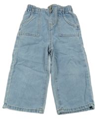 Svetlomodré paper bag rifle SHEIN