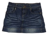 Tmavomodrá riflová sukně Miss E-vie