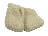 Nové - smetanové huňaté válenky vel. 18