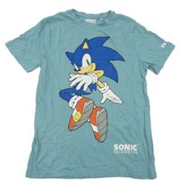 Modrošedé tričko so Sonicem C&A