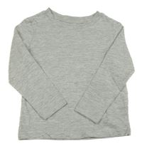 Šedé melírované triko H&M