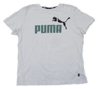 Biele tričko s logom PUMA