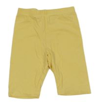 Žluté elastické kraťasy H&M