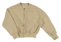 Béžová oversize crop prepínaci mikina PRIMARK