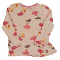 Ružové tričko s baletkami