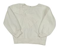 Biela mikina s mašlou Matalan