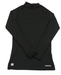 Černé spodní funkční triko Kipsta
