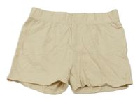 Béžové bavlnené kraťasy Primark