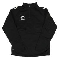 Čierna športová funkčná mikina s logom Sondico