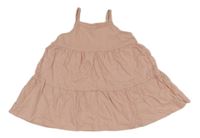 Ružové bavlnené šaty H&M