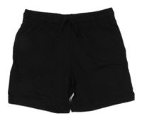 Čierne bavlnené kraťasy H&M