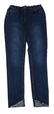 Tmavomodré skinny rifle Alive