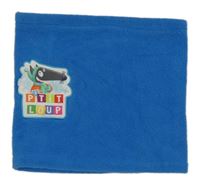 Modrý fleecový nákrčník s obrázkem 