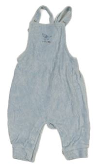 Světlemodré sametové laclové tepláky se slonem Next