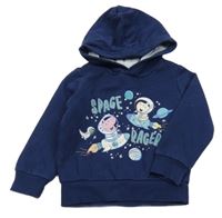 Tmavomodrá mikina s Tomíkem a kapucí 