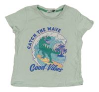 Mintové tričko s dinem Pep&Co