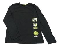 Černé triko s potiskem George