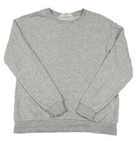 Sivá melírovaná mikina H&M