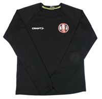 Černé sportovní triko s nápisem - CRAFT