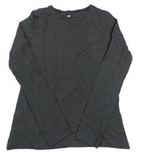 Tmavosivé tričko H&M