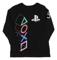 Černé triko s PlayStation C&A