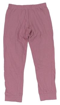 Starorůžové pyžamové kalhoty F&F