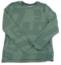 Zeleno-tmavomodré tričko s číslami Kids